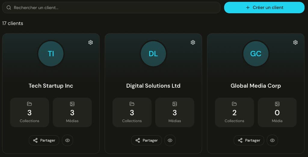Gestion des clients HubGrid