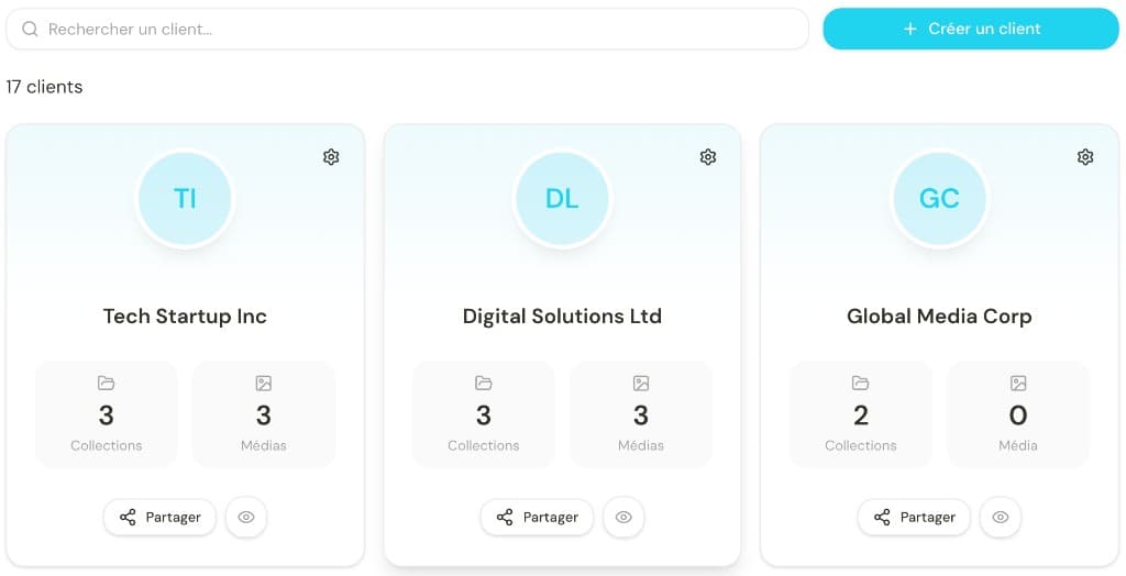 Gestion des clients HubGrid